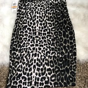 Animal Print Pencil skirt